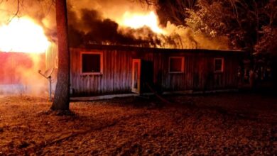 House fire on Franklin Road