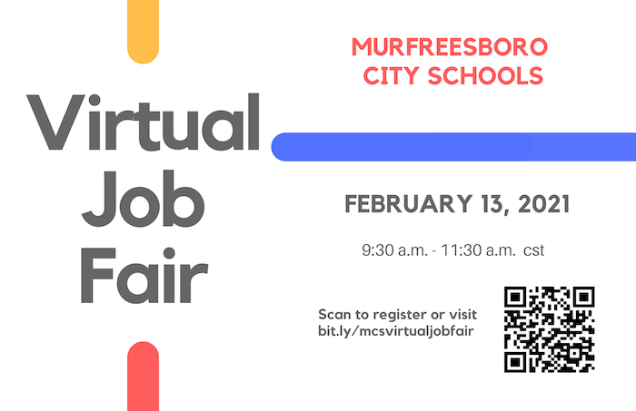 Murfreesboro City Schools Virtual Job Fair