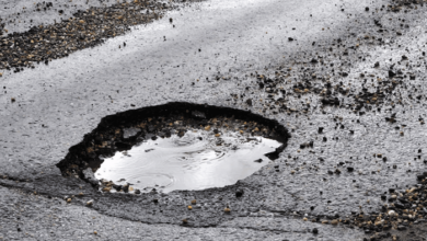 La Vergne Road Potholes