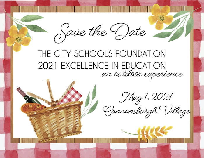 Save the date excellence in education 2021