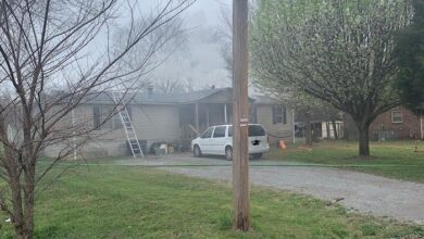 House fire on Longview Drive