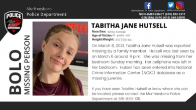 Missing Juvenile Tabitha Jane Hutsell