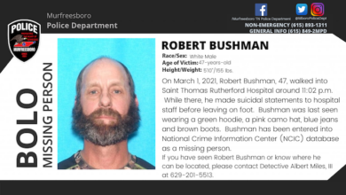 Missing Person Robert Bushman
