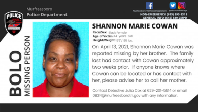 Missing Person Shannon Cowan