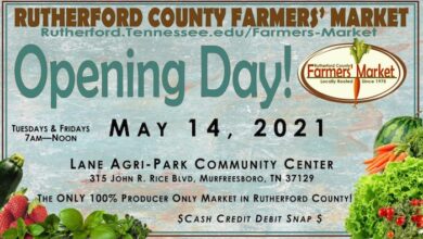 Rutherford County Farmers Market 2021