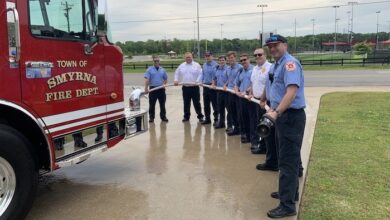 Smyrna Fire Department Housing Ceremony