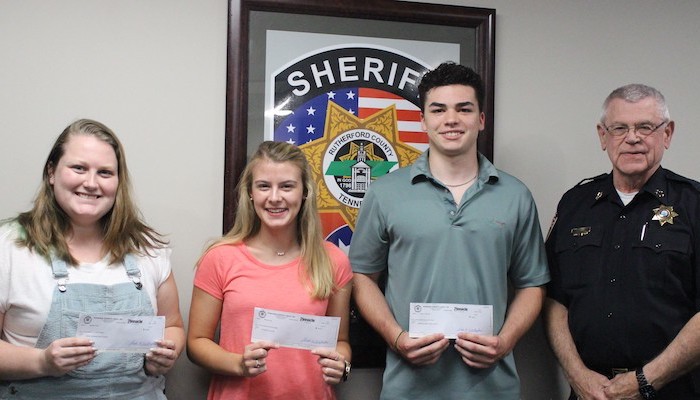 Sheriff's employees children earn scholarships