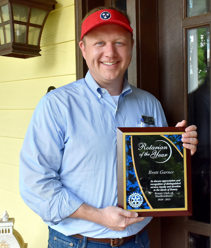 2020-2021 Rotarian of the Year - Brett Garner
