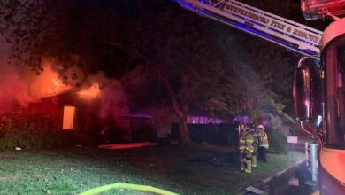 Huntington Drive Fire