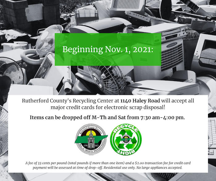 Rutherford County Haley Road Recycling Center