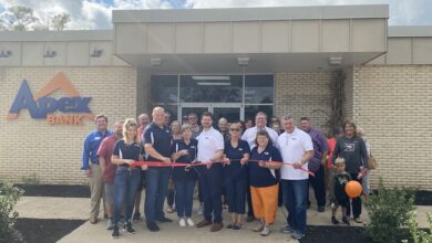 Ribbon Cutting for Apex Bank