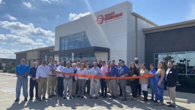 Ribbon Cutting for Scott Equipment