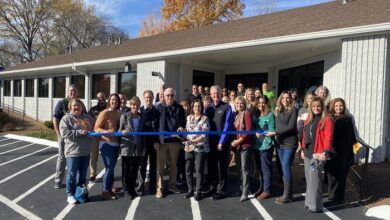 Ribbon Cutting for Portico
