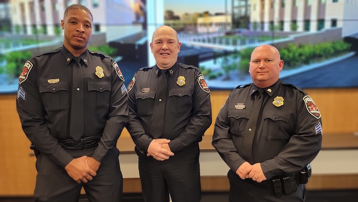Murfreesboro Police promotes three to sergeant
