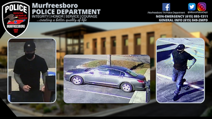 Murfreesboro Robbery at First Horizon Bank