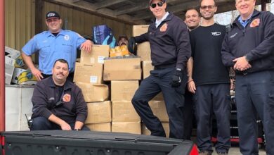 SFD delivering items to Nourish Food Bank