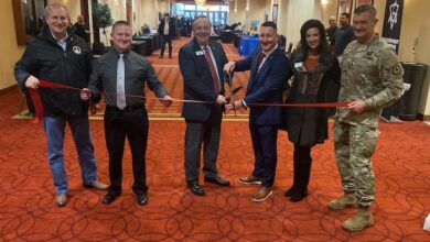 Ribbon Cutting for Opening Ceremony - Annual National Guard Association of Tennessee Conference