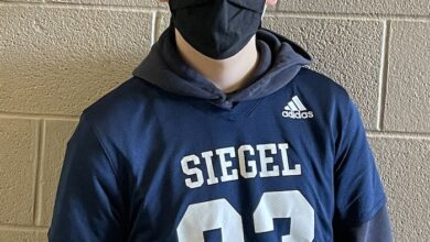 Siegel Choir February Student of the Month Sam Trout