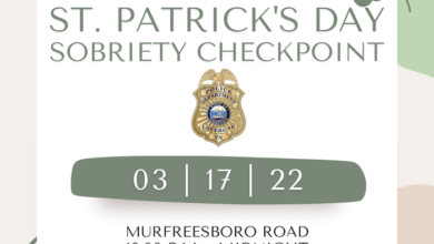 St Patricks Day Sobriety Checkpoints