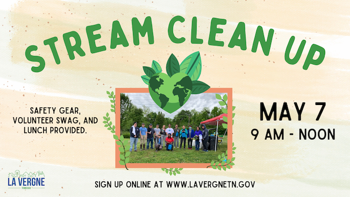 La Vergne Stream Clean up