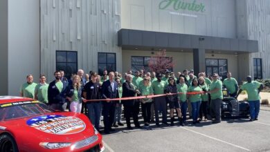 Ribbon Cutting for Hunter Industrial