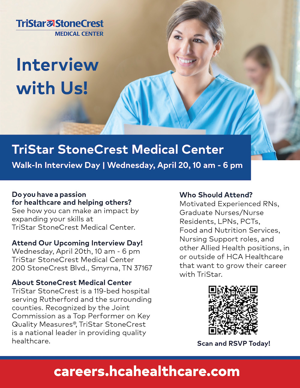 Tristar StoneCrest Walk-In Interview Day