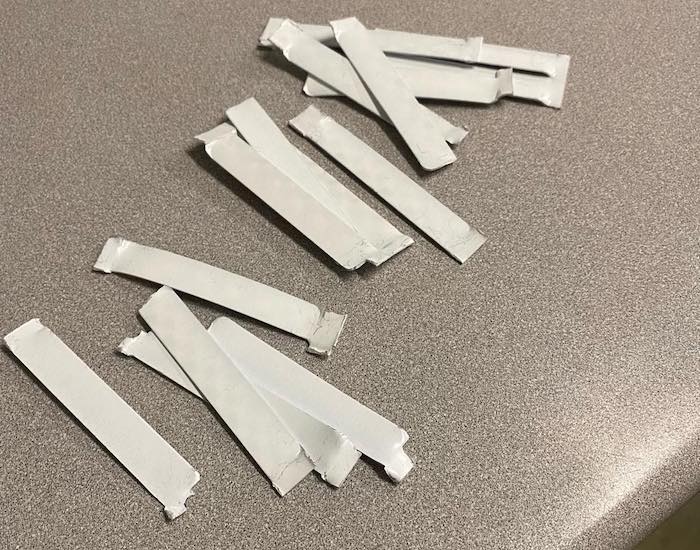 metal strips