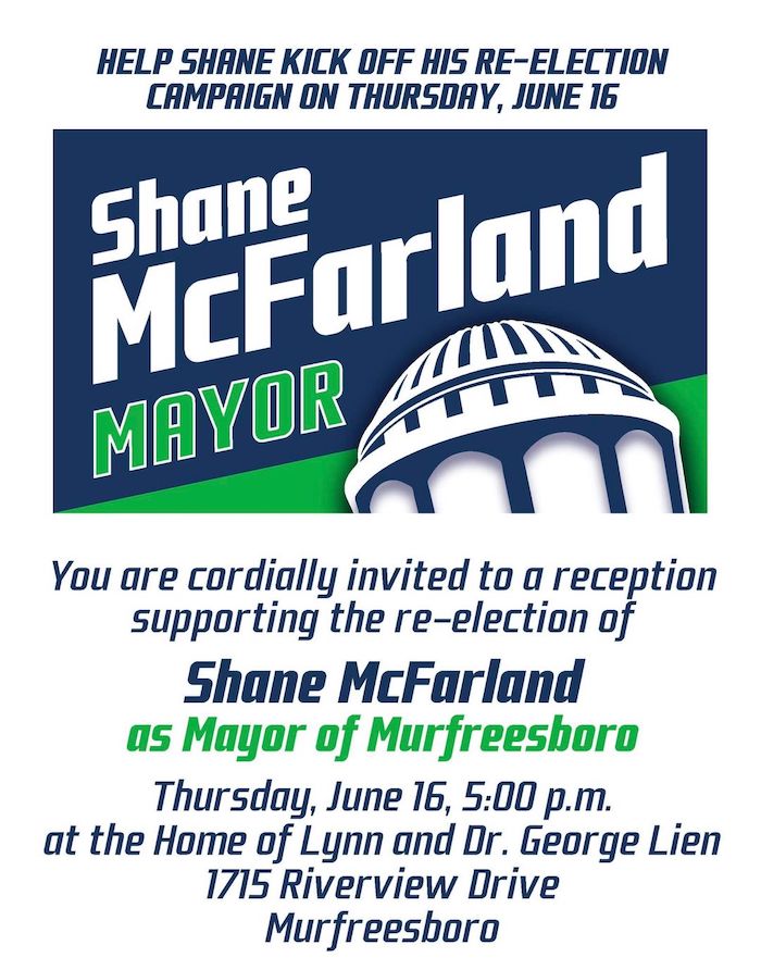 Shane McFarland for Mayor