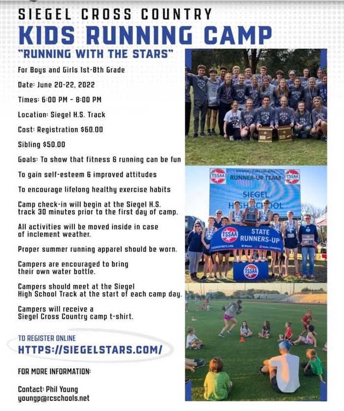 Siegel High XC Running Camp