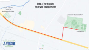 La Vergne Road Closure Map