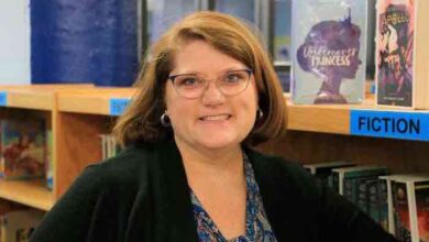 Blackman Elementary Librarian Michelle McDaniel