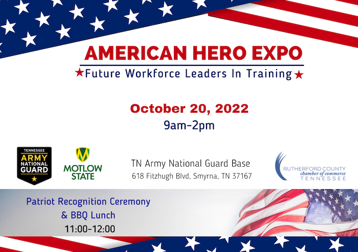 Volunteer Flyer American Hero Expo