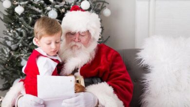 Child with Santa