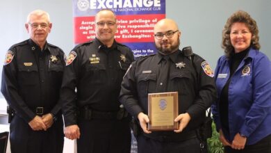 Exchange Club Officer of the Year for the Sheriff's Office