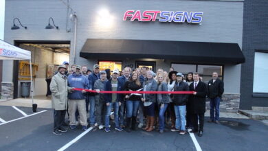 Ribbon Cutting for FastSigns