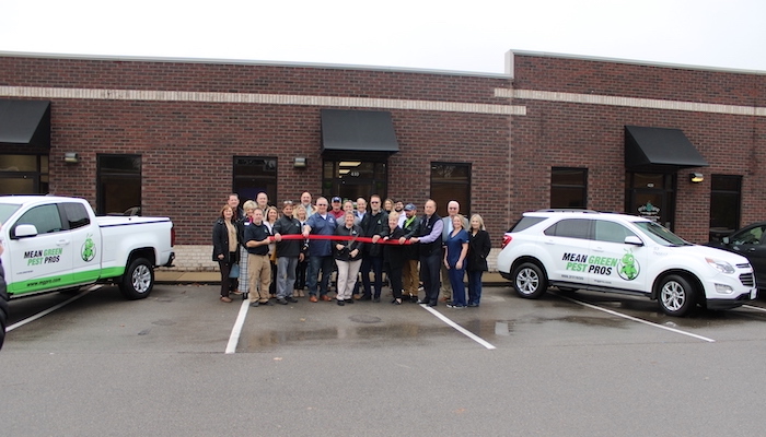 Ribbon Cutting for Mean Green Pest Pros
