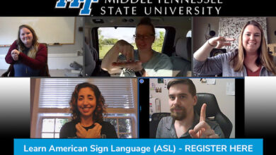 MTSU American Sign Language Courses