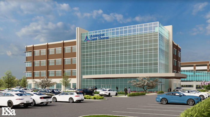 Murfreesboro Oncology Building December 2022 rendering
