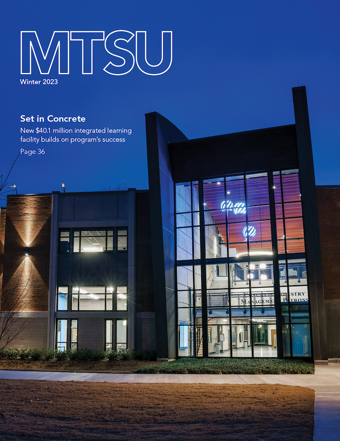 MTSU Magazine Winter 2023 cover