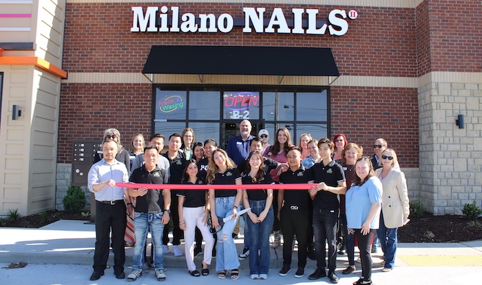 Ribbon Cutting for Milano Nails II
