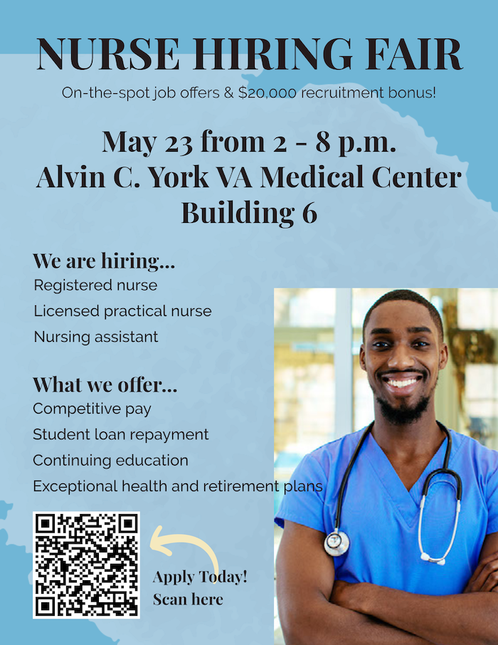 Nurse Hiring Fair Flyer