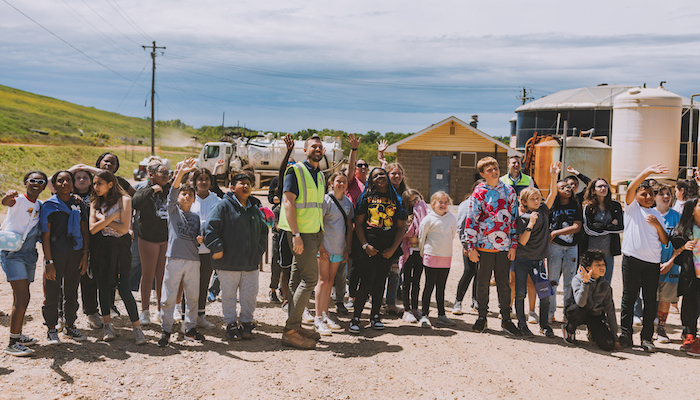 Erma Siegel Fifth Graders Visit Middle Point