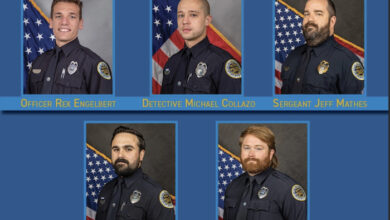 Five MNPD Officers