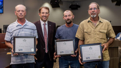 Mayor McFarland Recognizes Parks & Rec employees with STARS Award