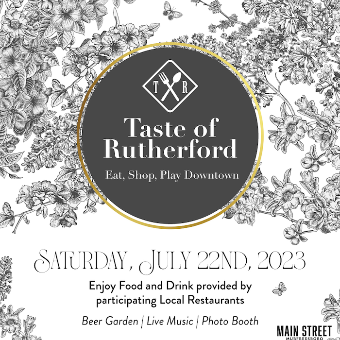 Taste Of Rutherford Invitation