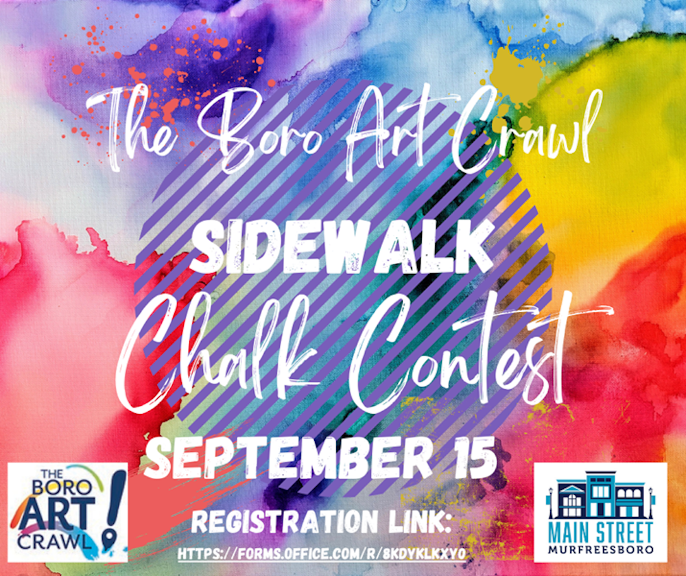 The BORO Art Crawl Sidewalk Chalk Contest