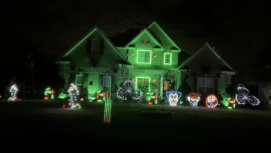 Halloween Light Display