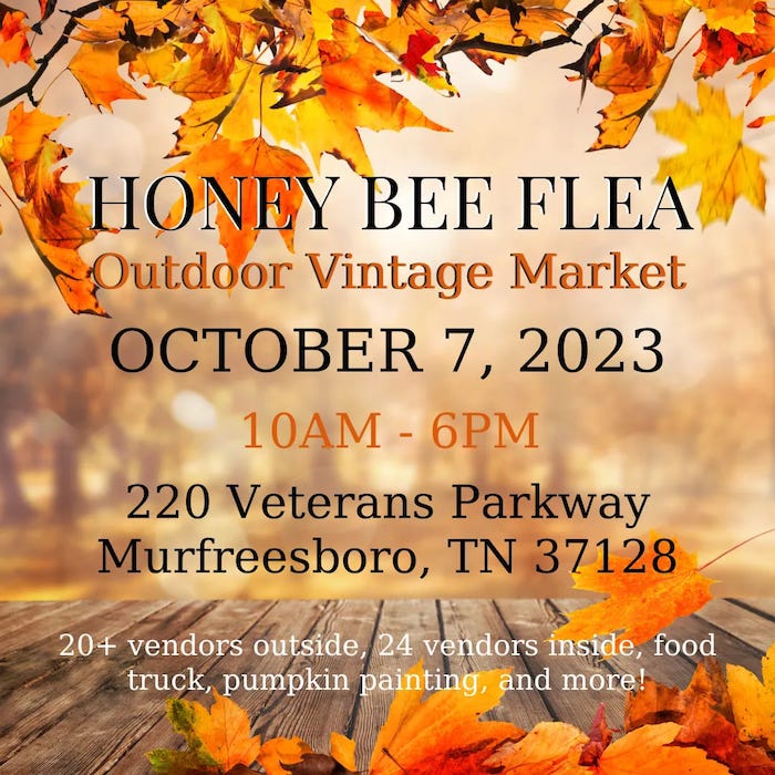 Honey Bee Antique Market Fall Festival