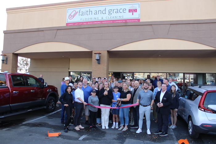 Ribbon Cutting for Faith and Grace Flooring