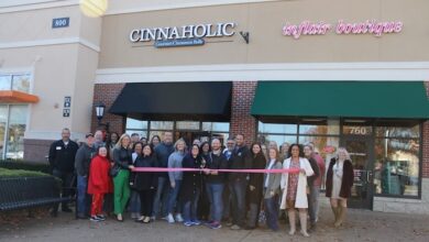 Ribbon Cutting for Cinnaholic Gourmet Cinnamon Rolls